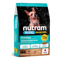 Comida Perro Pequeño Nutram T28 Salmón Trucha Libre Grano 5.4kg